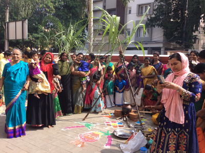 Pongal at the Front yard