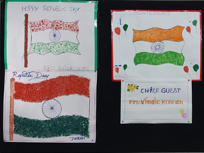 Republic Day - Children's art and craft